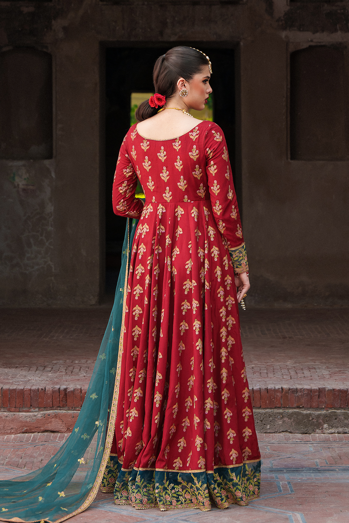 Saad Shaikh | Zaria Festive Pret 25 | SCARLET - Official Saad Shaikh stockist in UK - Sakeena London