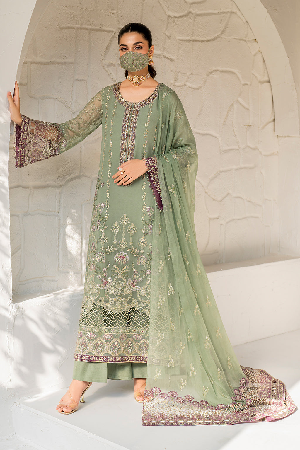 Flossie | Naqsh Formals | S-1406 - Official Flossie stockist in UK - Sakeena London