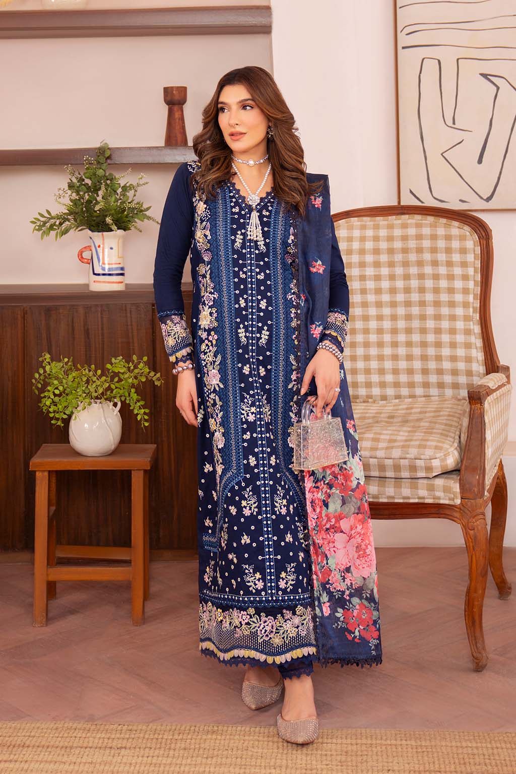 Neeshay | Symphony Luxury Lawn | VESPER - Official Neeshay stockist in UK - Sakeena London