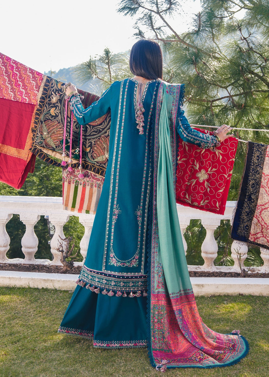 Hussain Rehar | Winter Shawl 24 | Jamil - Official Hussain Rehar stockist in UK - Sakeena London