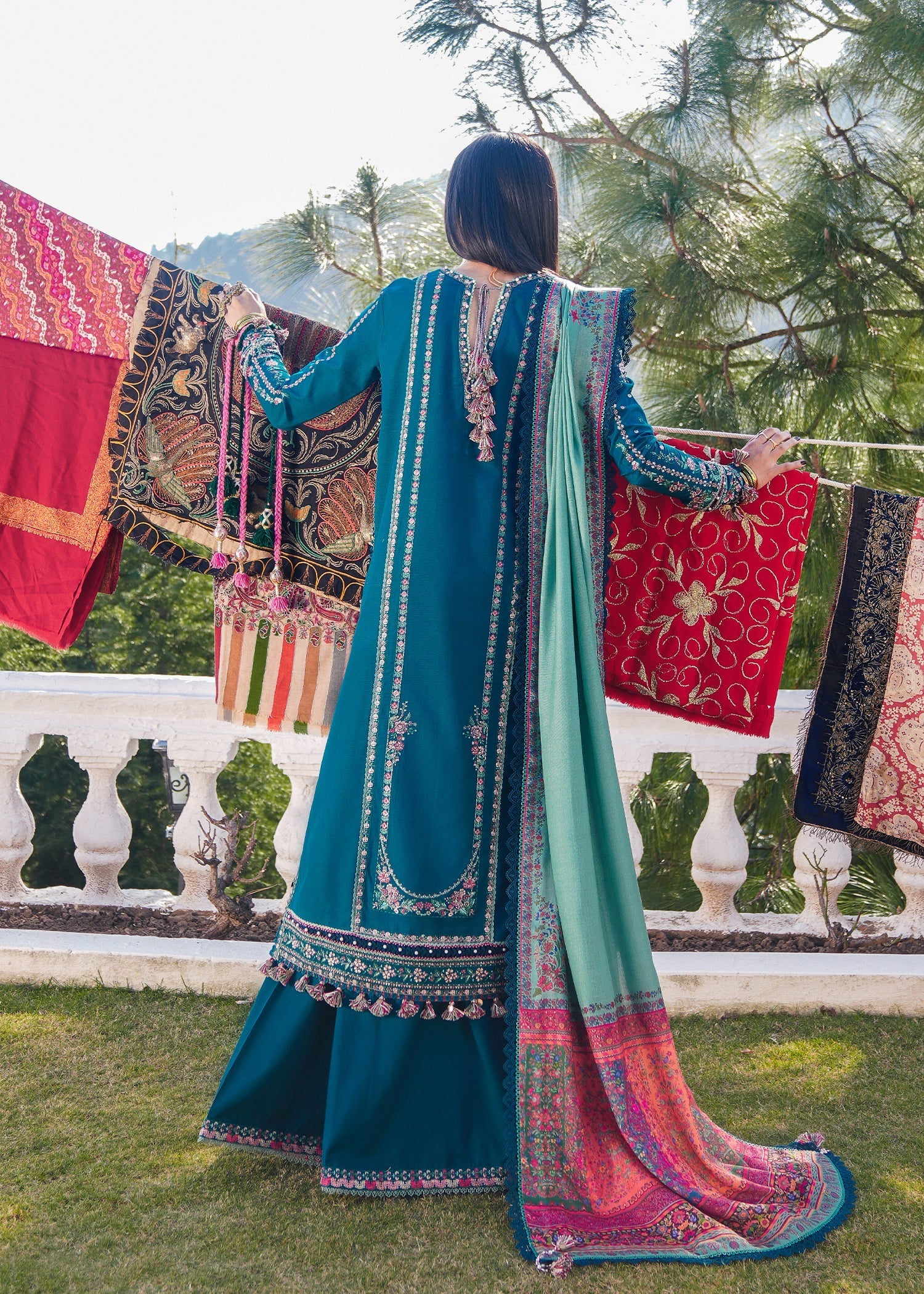 Hussain Rehar | Winter Shawl 24 | Jamil - Official Hussain Rehar stockist in UK - Sakeena London