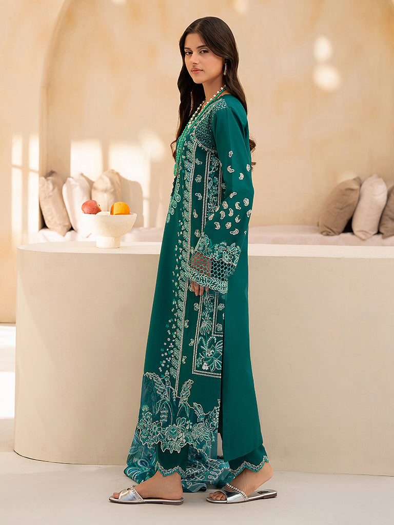 Rajbari | Jahaan Premium Festive Lawn | RINA (Jahan) 5-A - Official Rajbari stockist in UK - Sakeena London