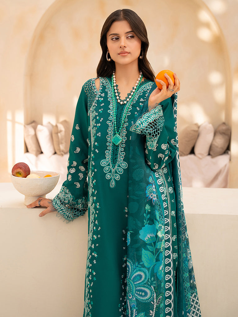 Rajbari | Jahaan Premium Festive Lawn | RINA (Jahan) 5-A - Official Rajbari stockist in UK - Sakeena London