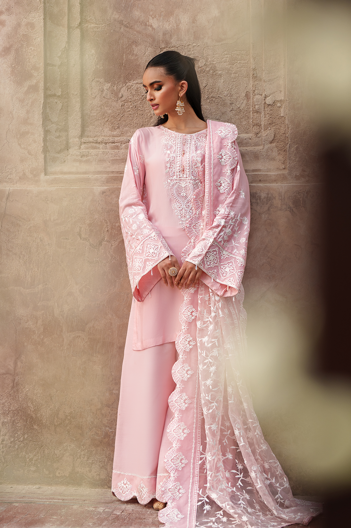 Saad Shaikh | Zaria Festive Pret 25 | BLUSH - Official Saad Shaikh stockist in UK - Sakeena London