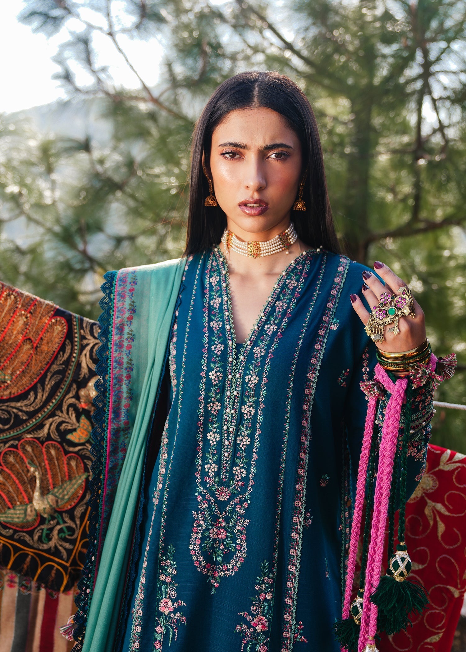 Hussain Rehar | Winter Shawl 24 | Jamil - Official Hussain Rehar stockist in UK - Sakeena London