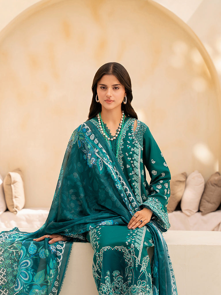Rajbari | Jahaan Premium Festive Lawn | RINA (Jahan) 5-A - Official Rajbari stockist in UK - Sakeena London