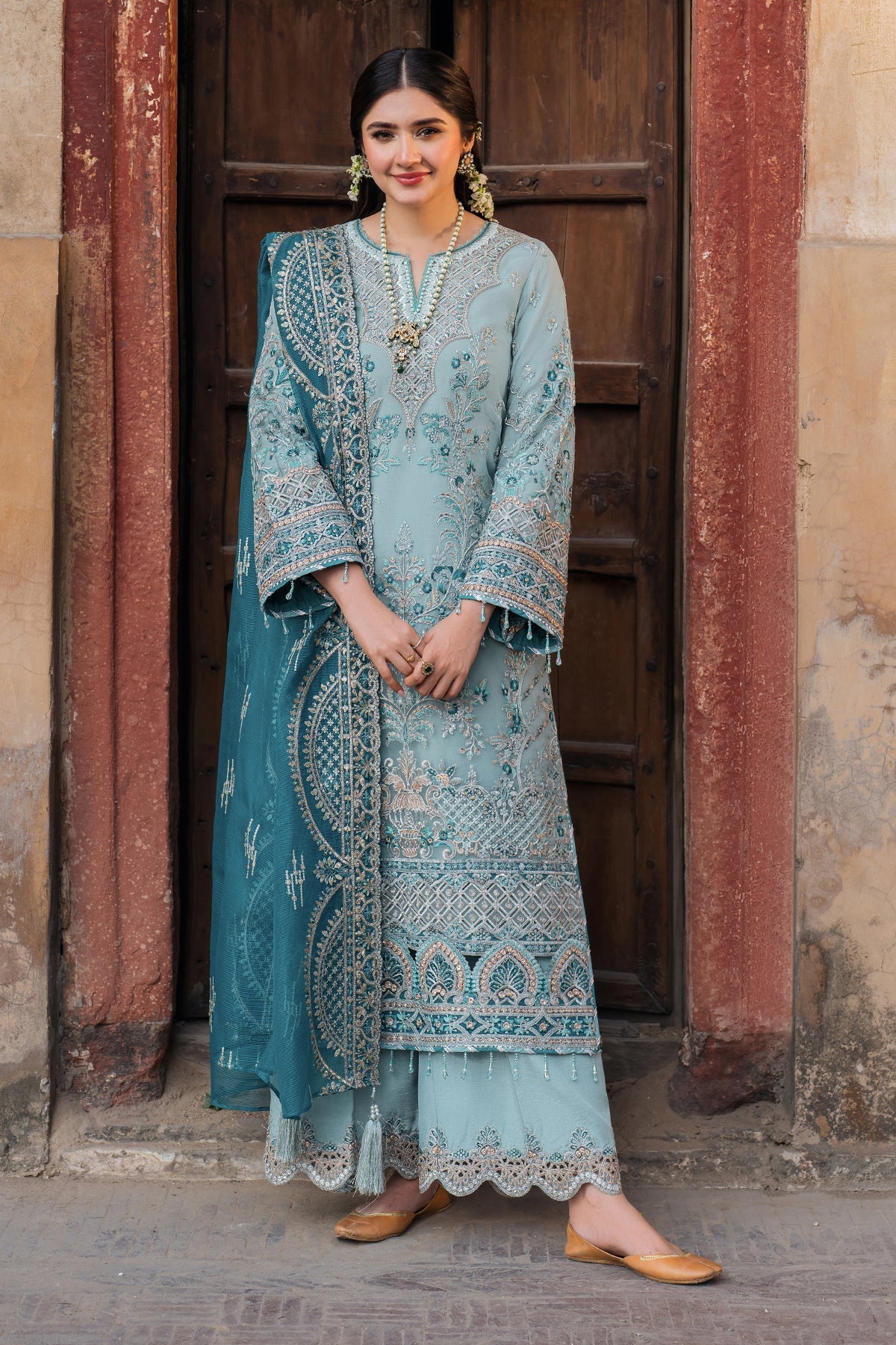 Imrozia Premium | Meeras Luxury Eid 25 | I-225 FEROZA - Official Imrozia Premium stockist in UK - Sakeena London