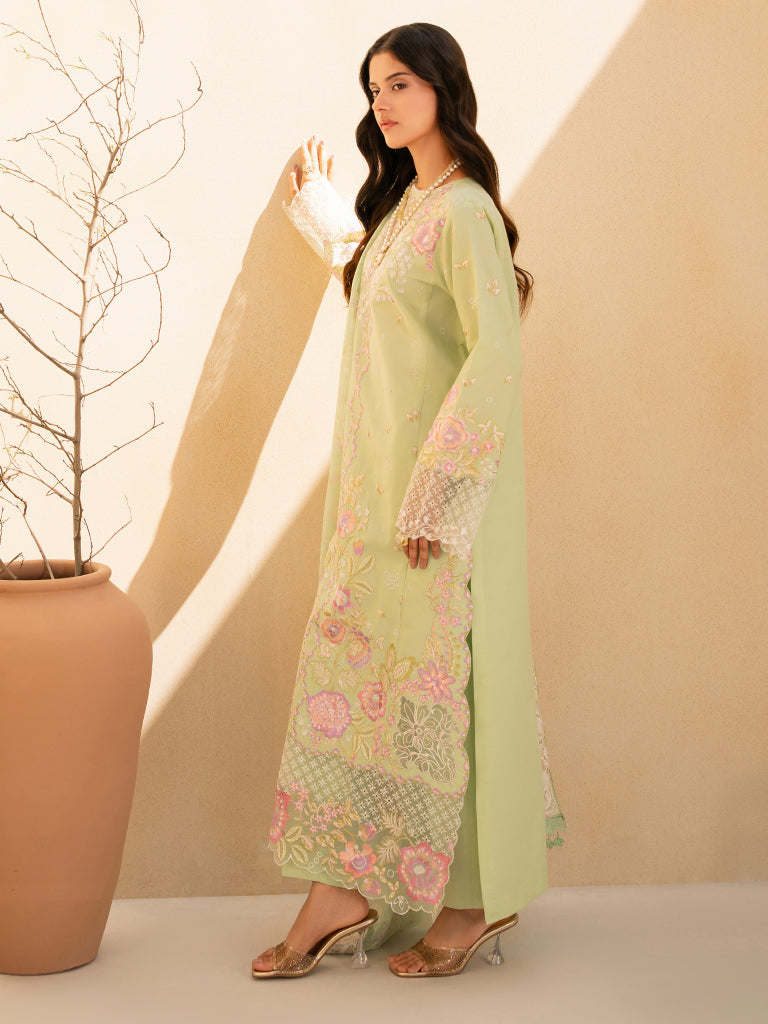 Rajbari | Jahaan Premium Festive Lawn | RAYA (Jahan) 1-B - Official Rajbari stockist in UK - Sakeena London