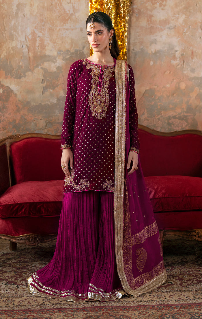 Maya | Viola Luxe Velvet 25 | ELVINA - Official Maya stockist in UK - Sakeena London