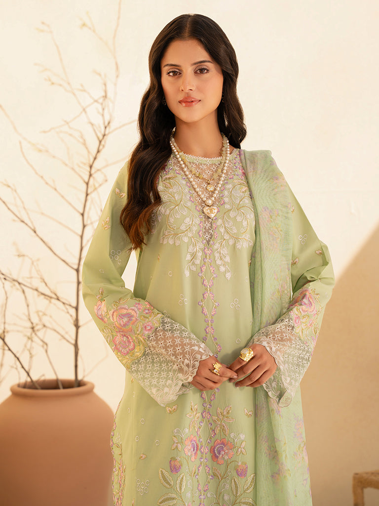 Rajbari | Jahaan Premium Festive Lawn | RAYA (Jahan) 1-B - Official Rajbari stockist in UK - Sakeena London