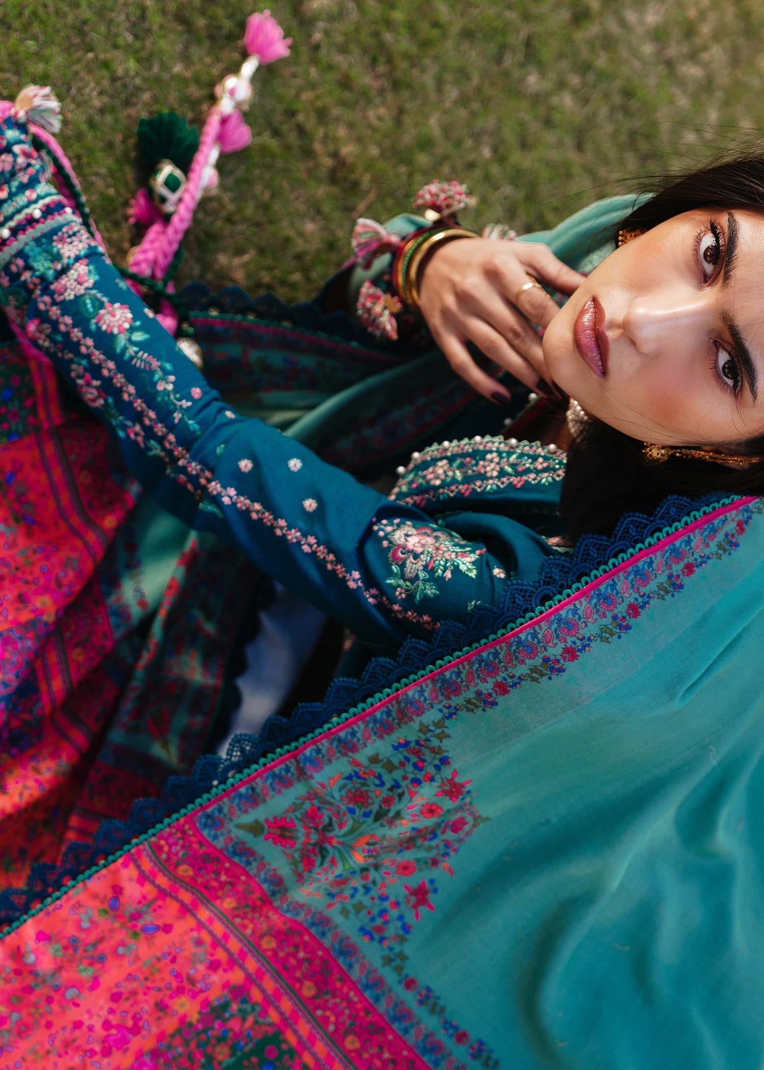 Hussain Rehar | Winter Shawl 24 | Jamil - Official Hussain Rehar stockist in UK - Sakeena London