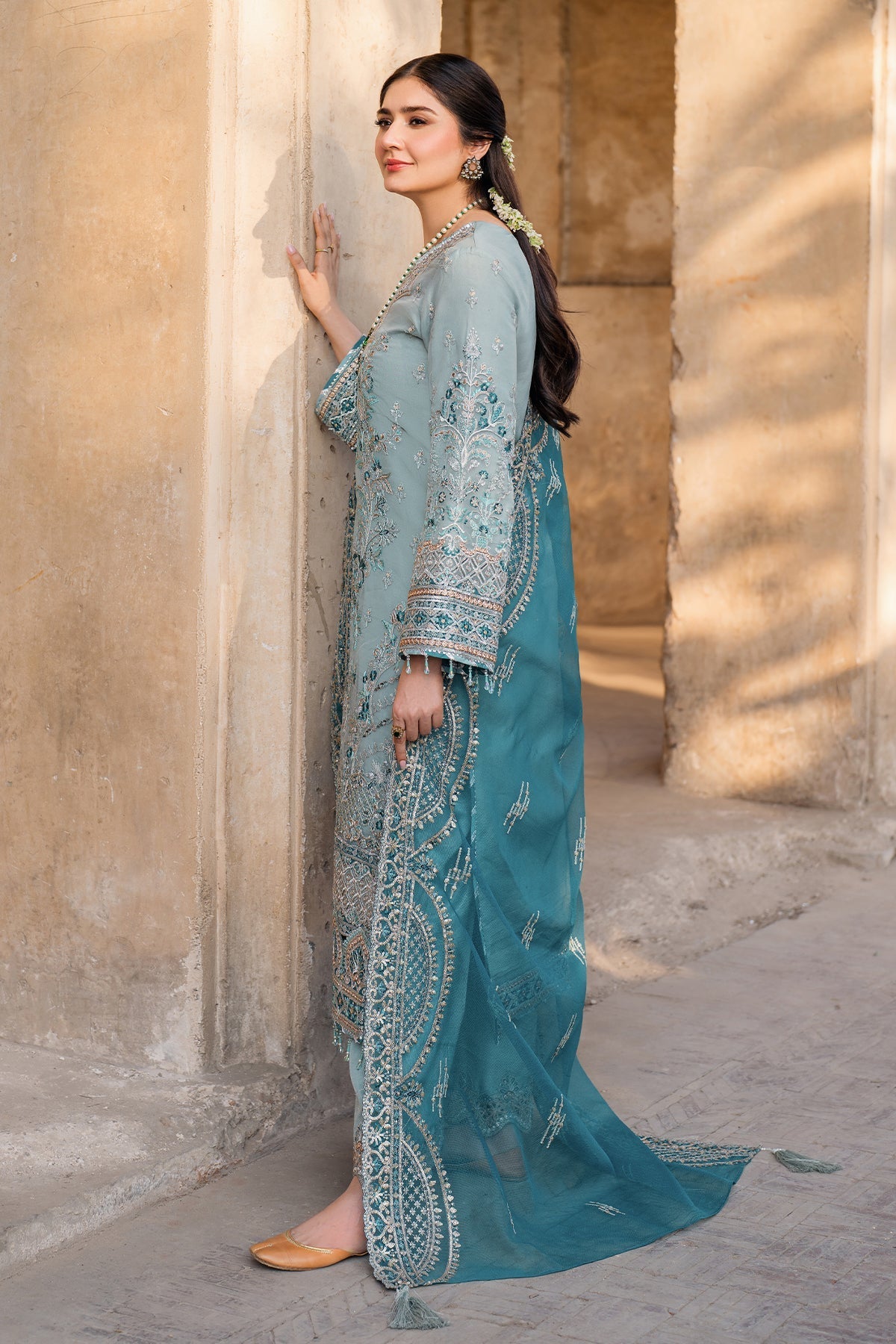 Imrozia Premium | Meeras Luxury Eid 25 | I-225 FEROZA - Official Imrozia Premium stockist in UK - Sakeena London