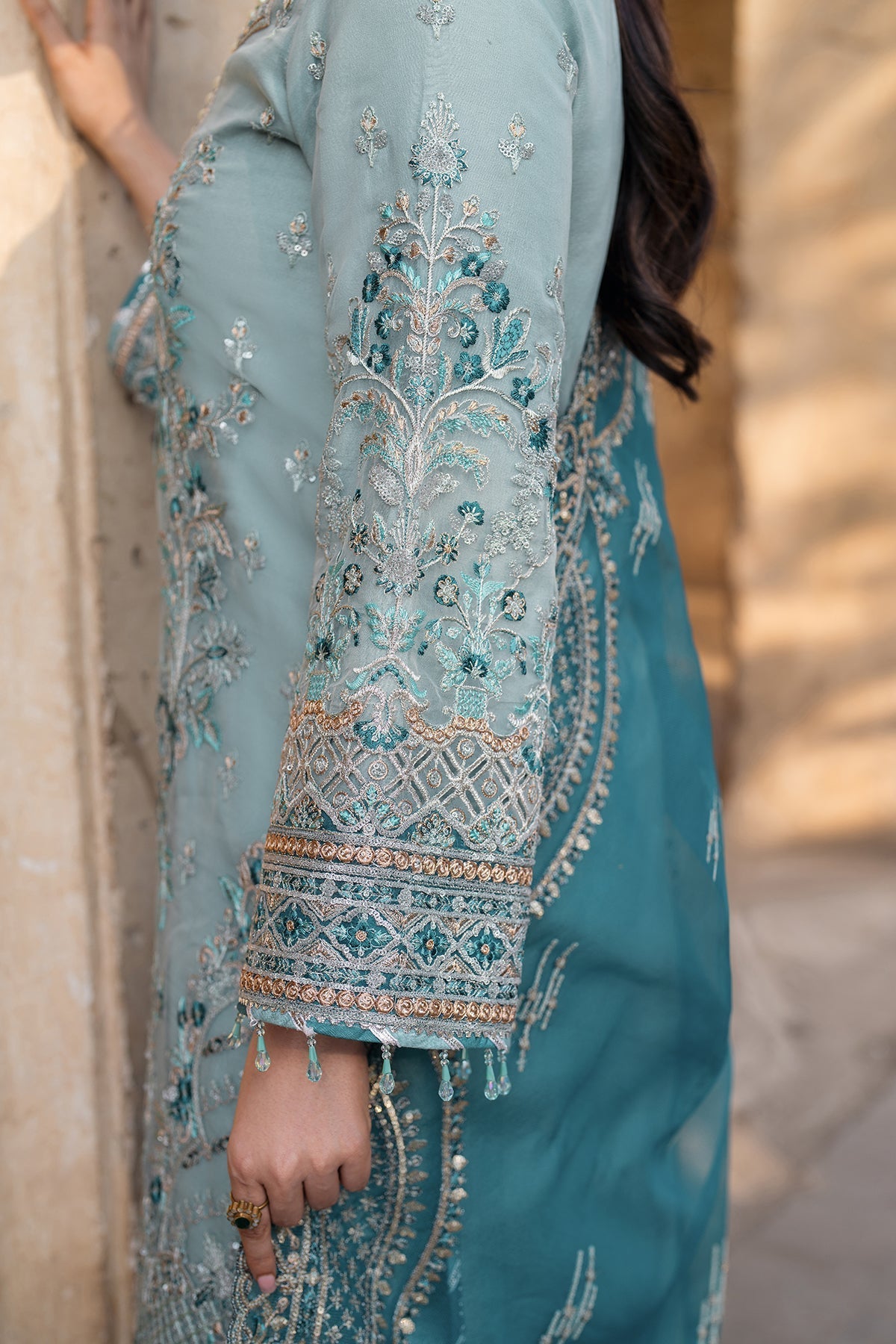 Imrozia Premium | Meeras Luxury Eid 25 | I-225 FEROZA - Official Imrozia Premium stockist in UK - Sakeena London