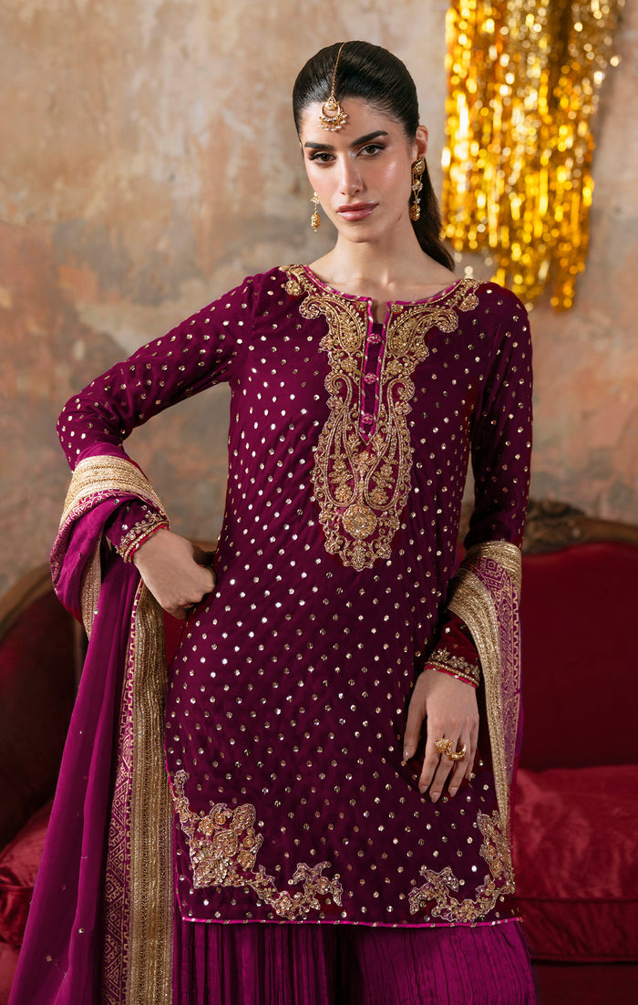 Maya | Viola Luxe Velvet 25 | ELVINA - Official Maya stockist in UK - Sakeena London