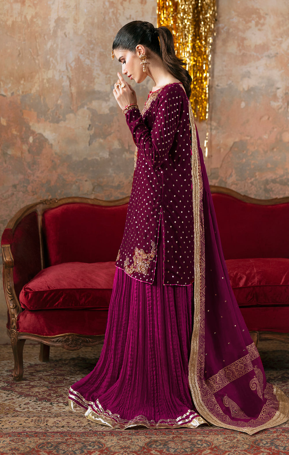 Maya | Viola Luxe Velvet 25 | ELVINA - Official Maya stockist in UK - Sakeena London