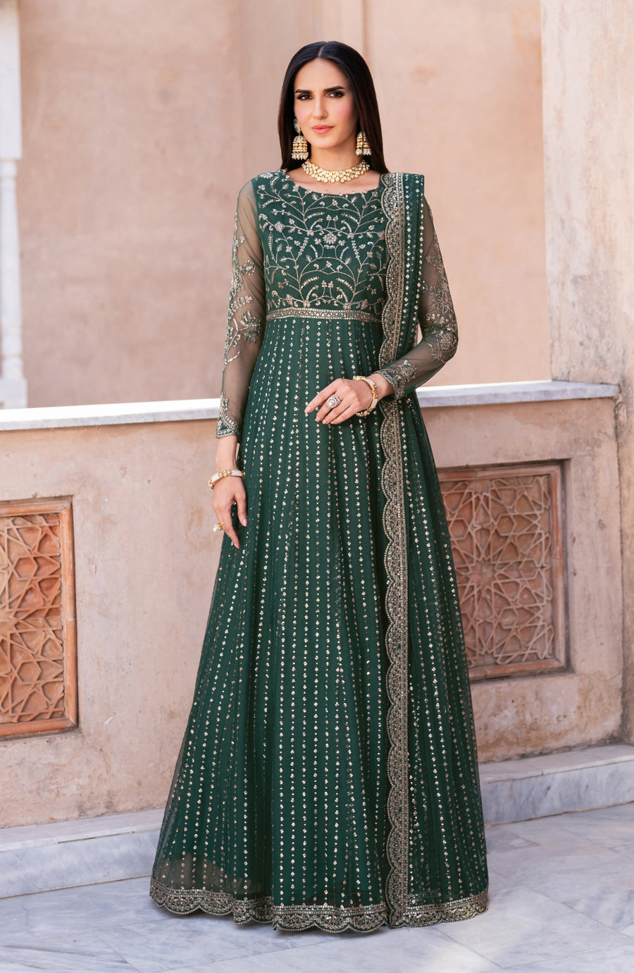 Zarif | Sahiba Formals | UNST-SBA-05 KERAN - Official Zarif stockist in UK - Sakeena London