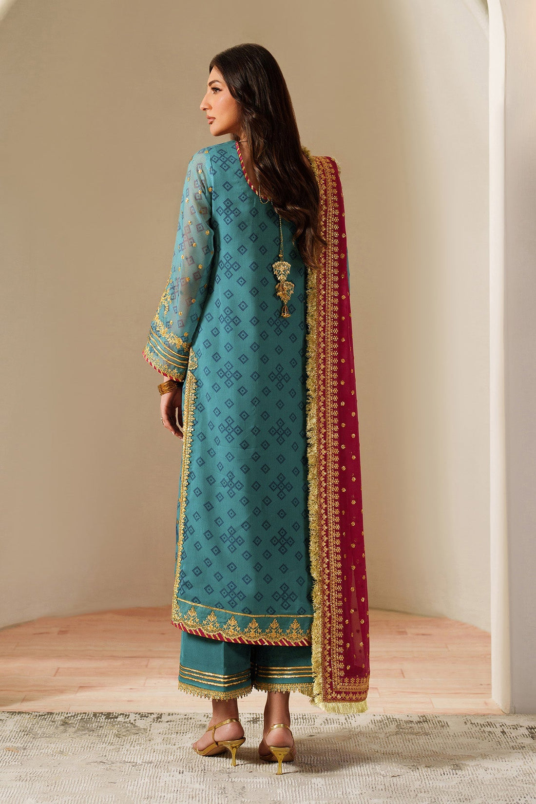 Alizeh | Fleur Chiffon | AF-CH-2192-Elaira - Official Alizeh stockist in UK - Sakeena London