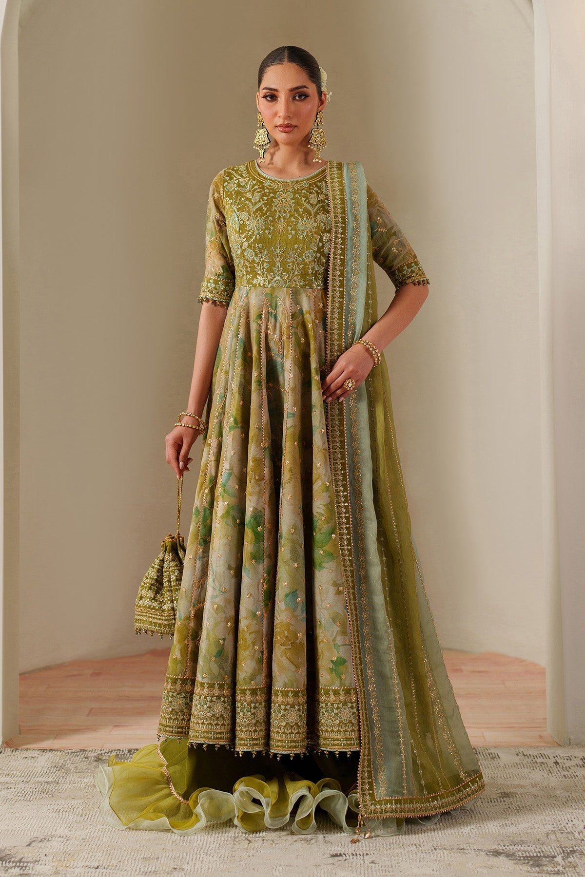 Alizeh | Fleur Chiffon | AF-CH-2195-Renee - Official Alizeh stockist in UK - Sakeena London