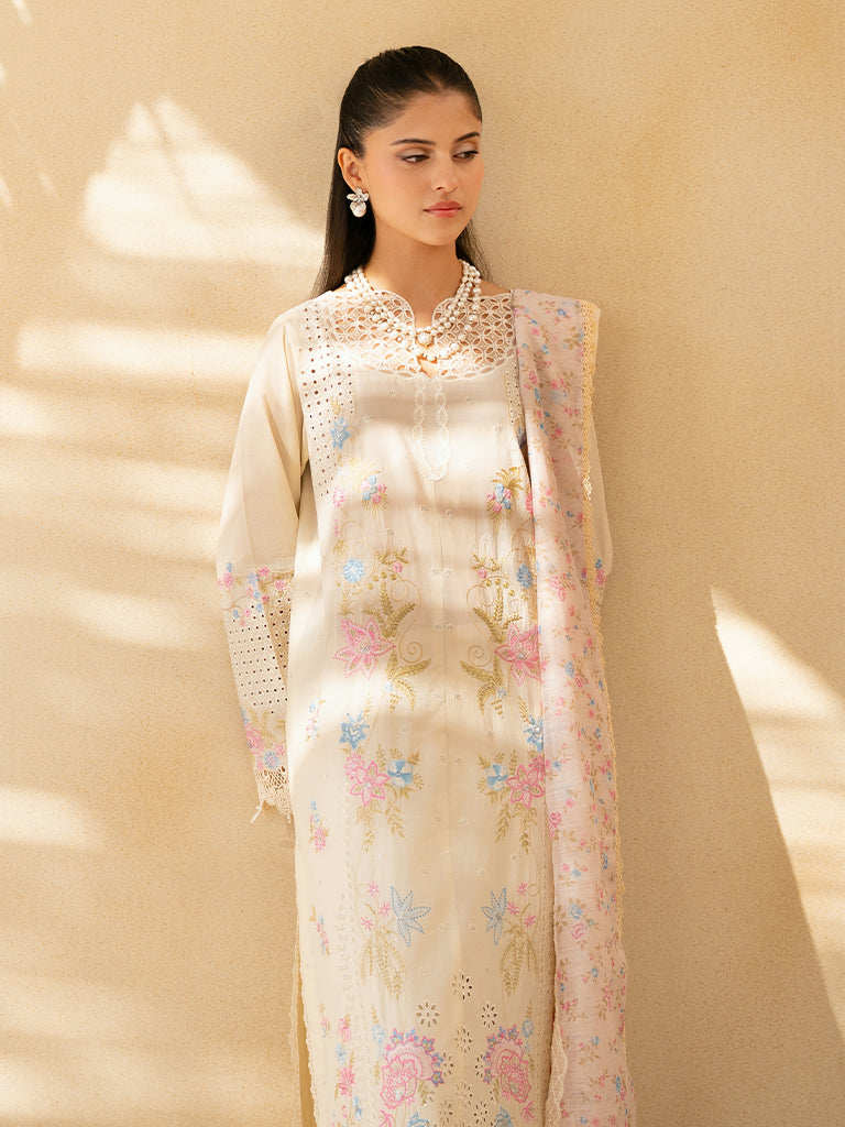 Rajbari | Jahaan Premium Festive Lawn | AIRA (Jahan) 2-A - Official Rajbari stockist in UK - Sakeena London