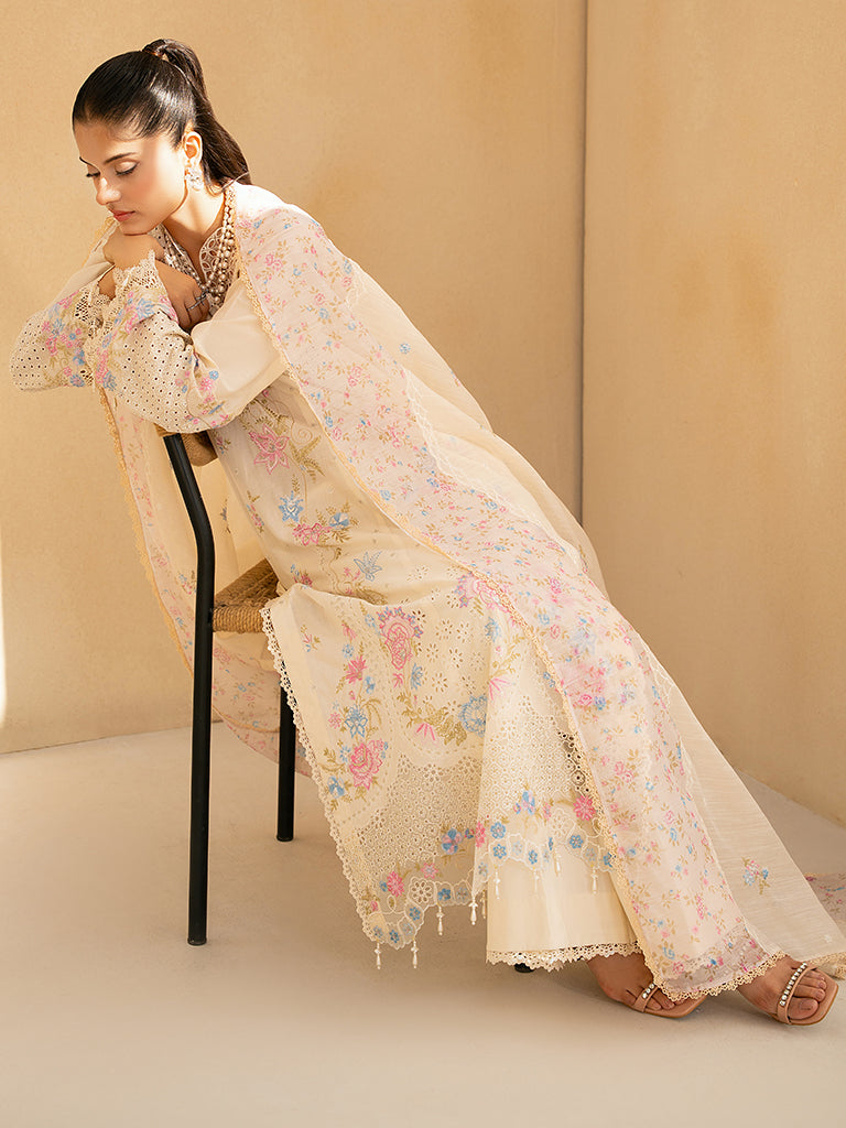 Rajbari | Jahaan Premium Festive Lawn | AIRA (Jahan) 2-A - Official Rajbari stockist in UK - Sakeena London