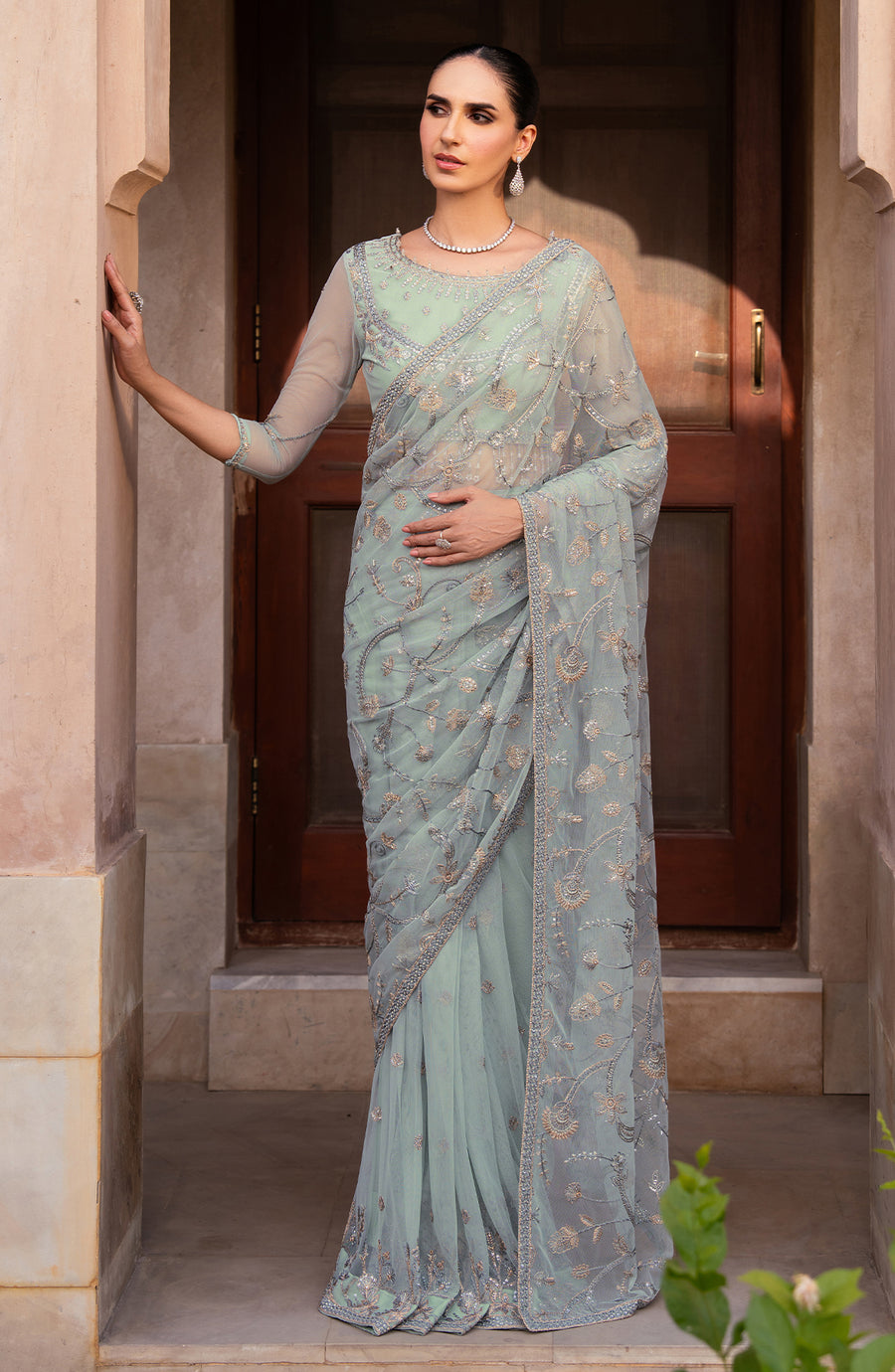 Zarif | Sahiba Formals | UNST-SBA-06 INEESA - Official Zarif stockist in UK - Sakeena London