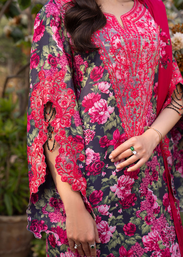 Myeesha | Lamhay Luxury Lawn 25 | Naghma - Official Myeesha stockist in UK - Sakeena London