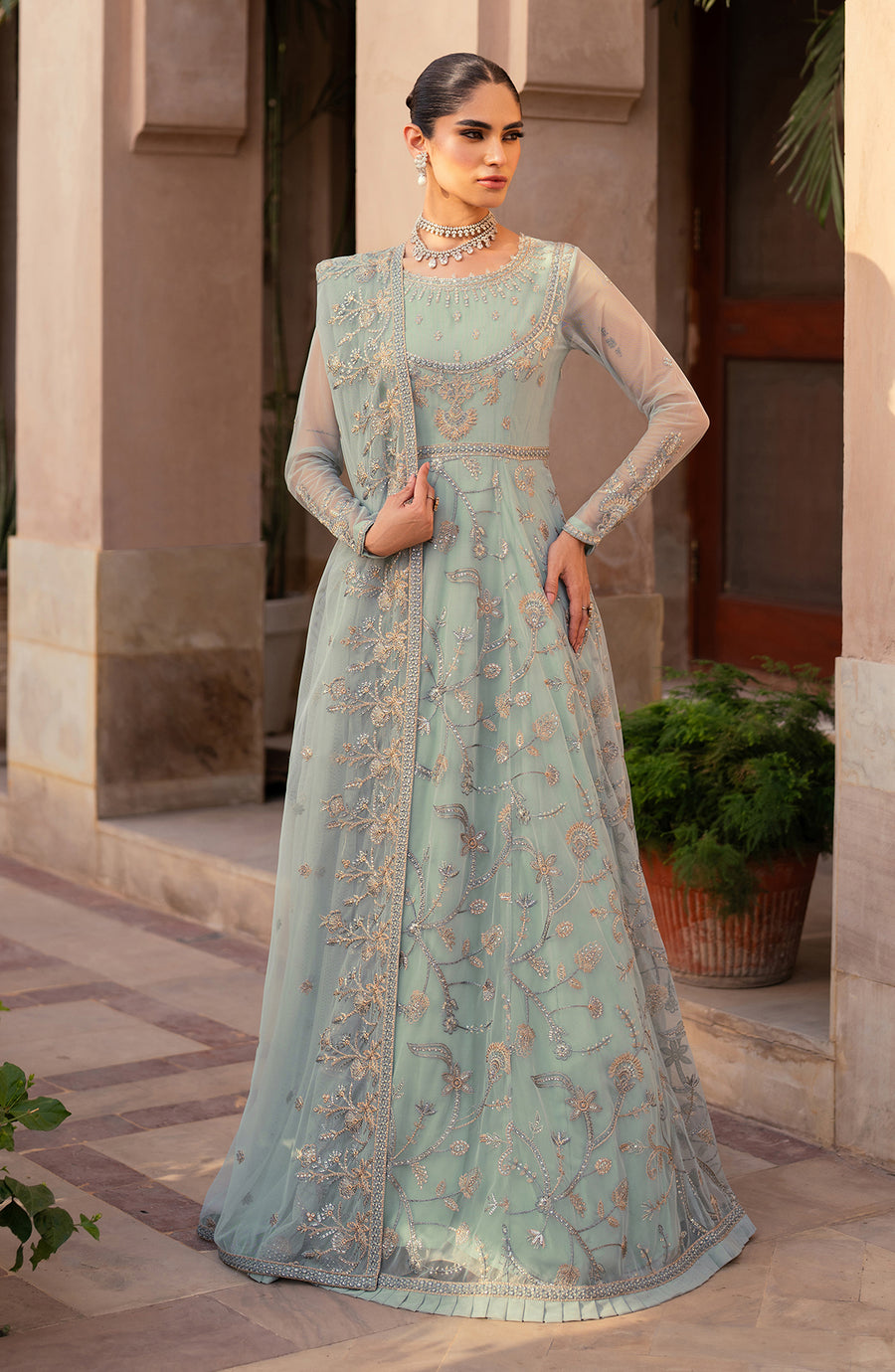 Zarif | Sahiba Formals | UNST-SBA-06 INEESA - Official Zarif stockist in UK - Sakeena London