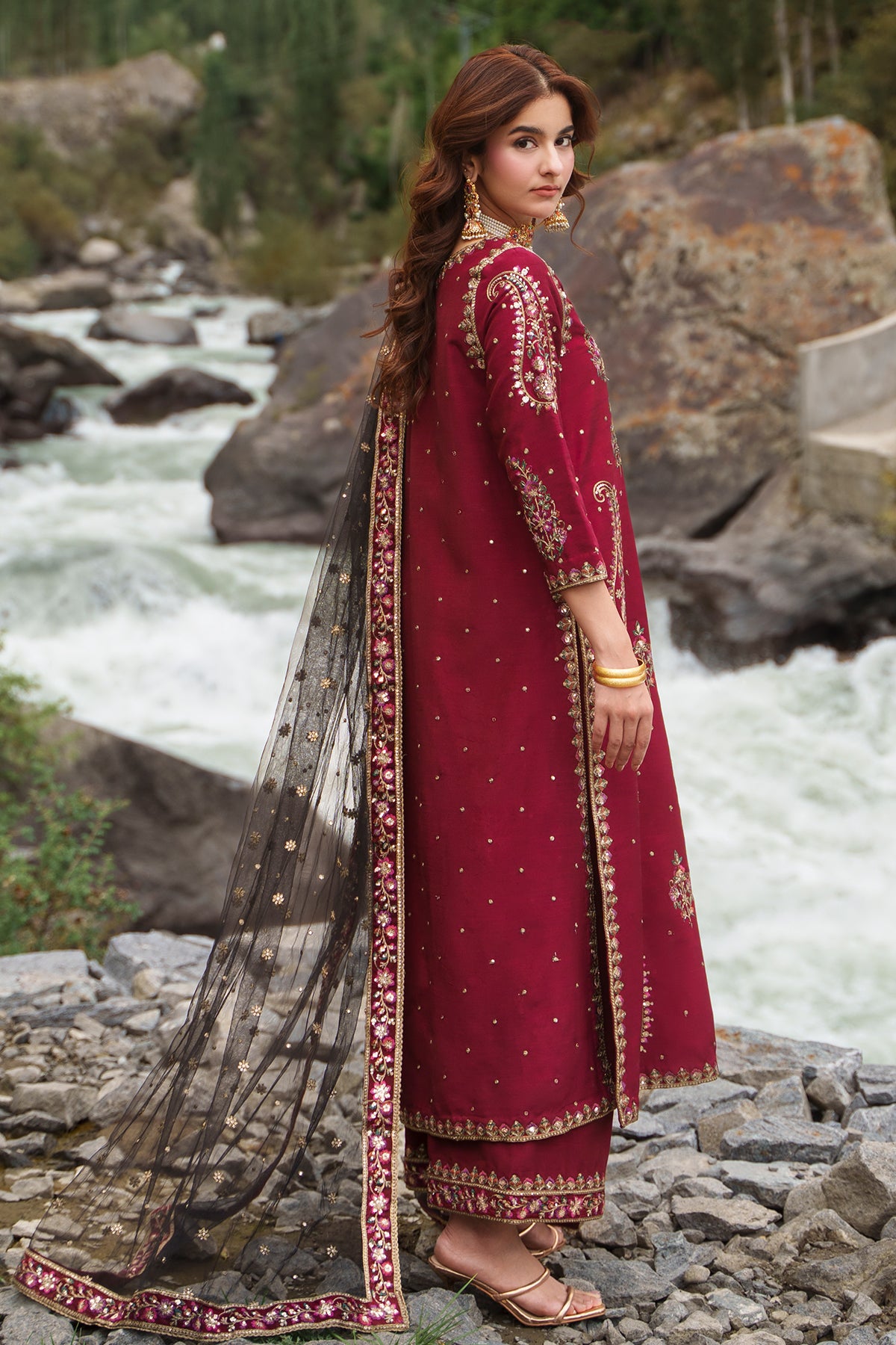 Charizma | Festive Pret | Embroidered Raw Silk CMA-6-448