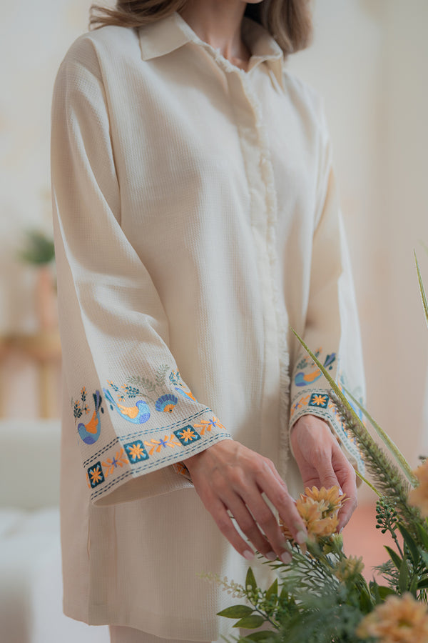 Sahar | Pret Essentials Winter 25 | Ivory Gleam - Official Sahar stockist in UK - Sakeena London