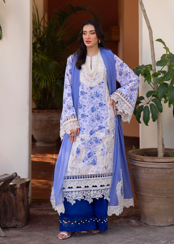 Myeesha | Lamhay Luxury Lawn 25 | Aasma - Official Myeesha stockist in UK - Sakeena London