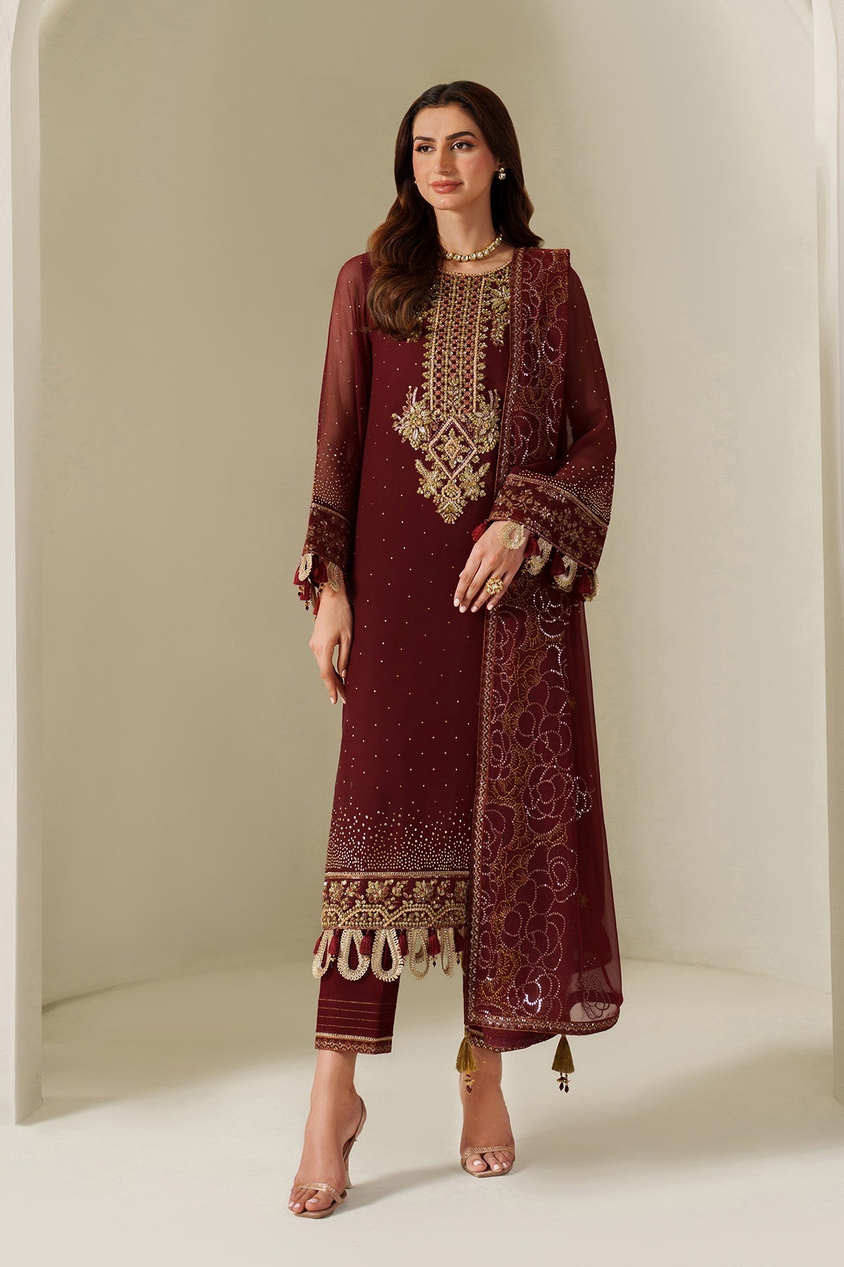 Alizeh | Reena Handmade 25 | AF-HM-4047-Kavya - Official Alizeh stockist in UK - Sakeena London