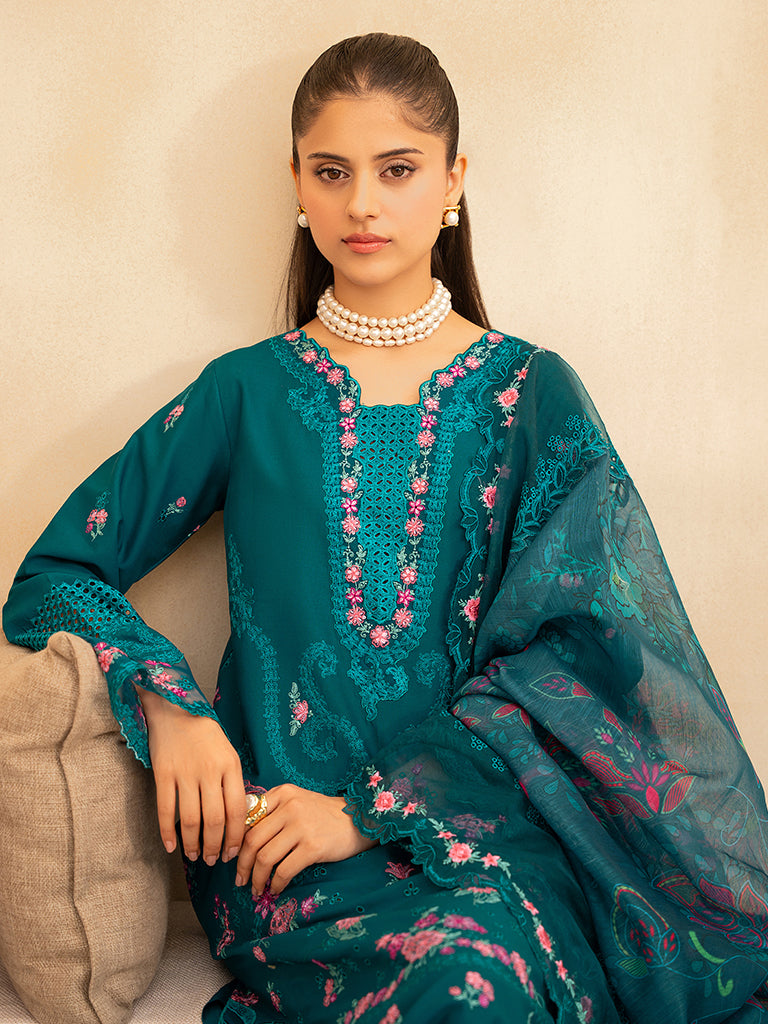 Rajbari | Jahaan Premium Festive Lawn | ZARA (Jahan) 3-A - Official Rajbari stockist in UK - Sakeena London