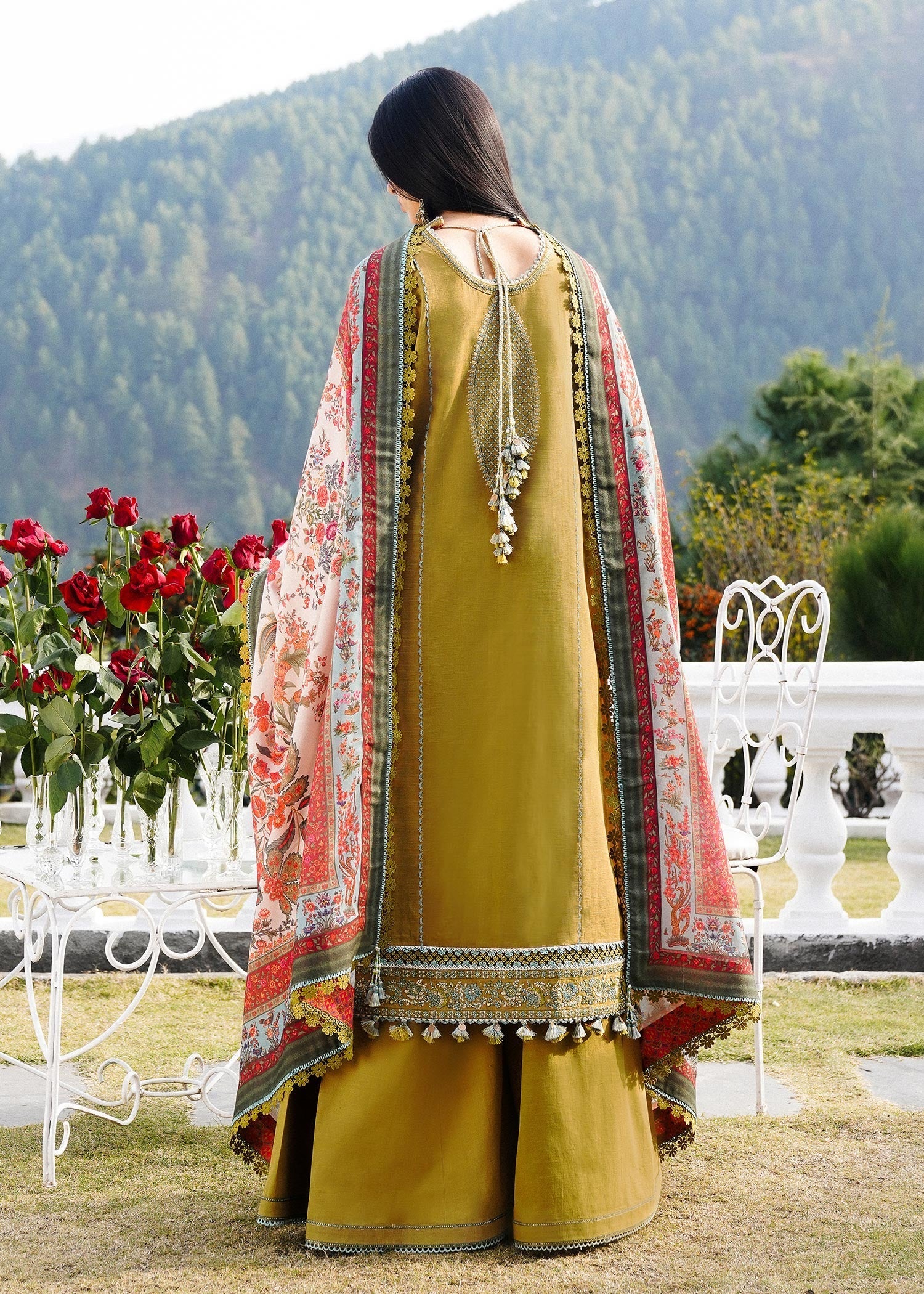 Hussain Rehar | Winter Shawl 24 | Sehr - Official Hussain Rehar stockist in UK - Sakeena London