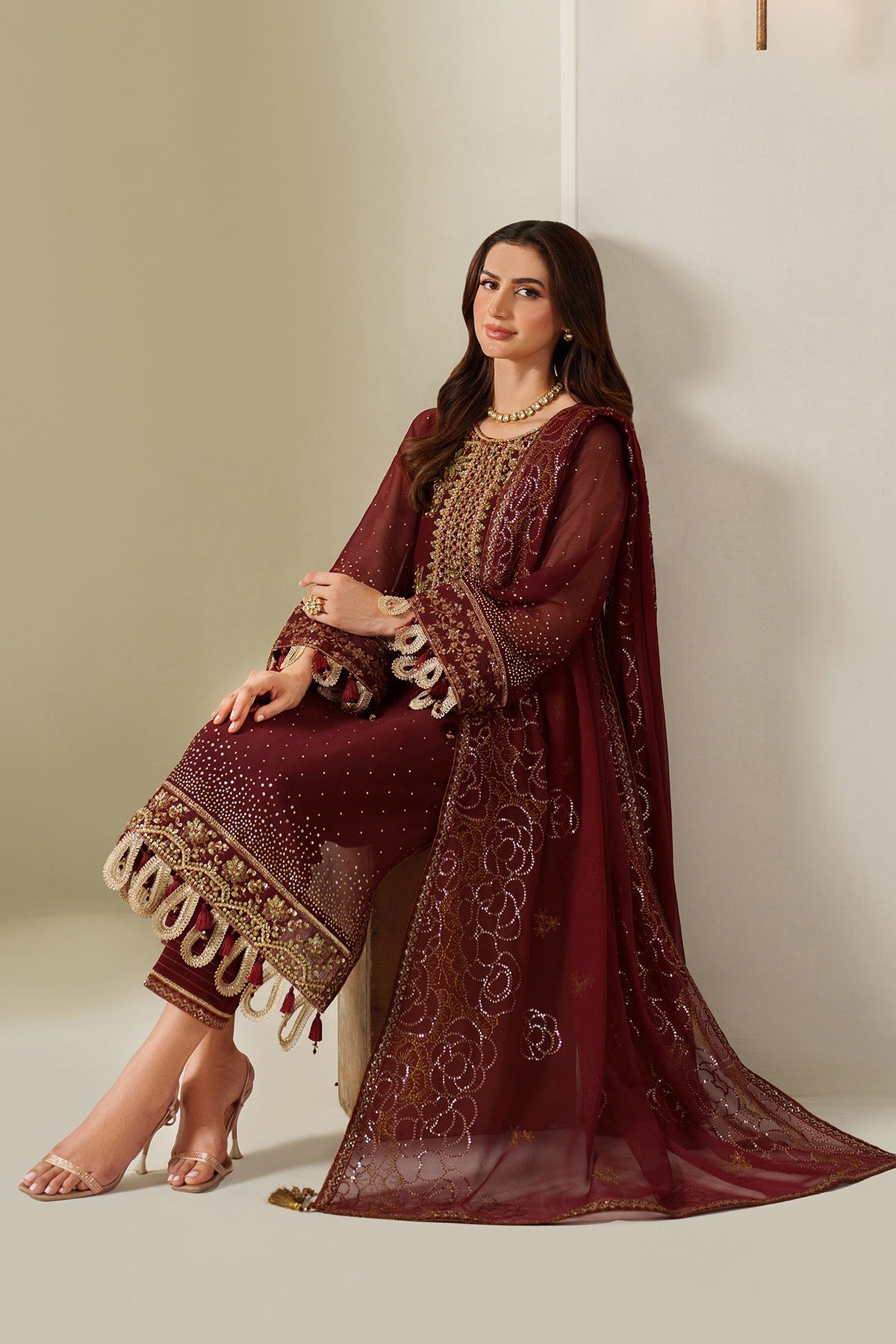 Alizeh | Reena Handmade 25 | AF-HM-4047-Kavya - Official Alizeh stockist in UK - Sakeena London