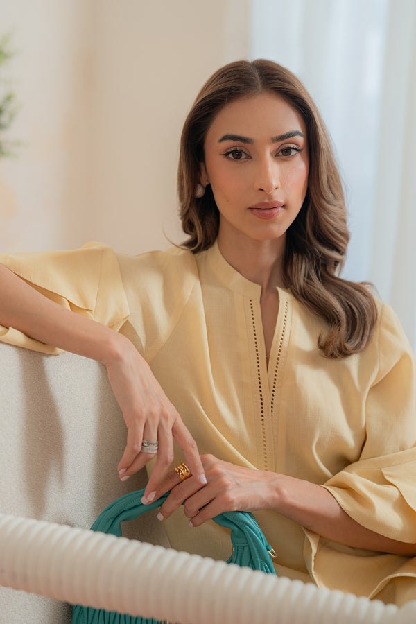 Sahar | Pret Essentials Winter 25 | Lemon Sorbet - Official Sahar stockist in UK - Sakeena London