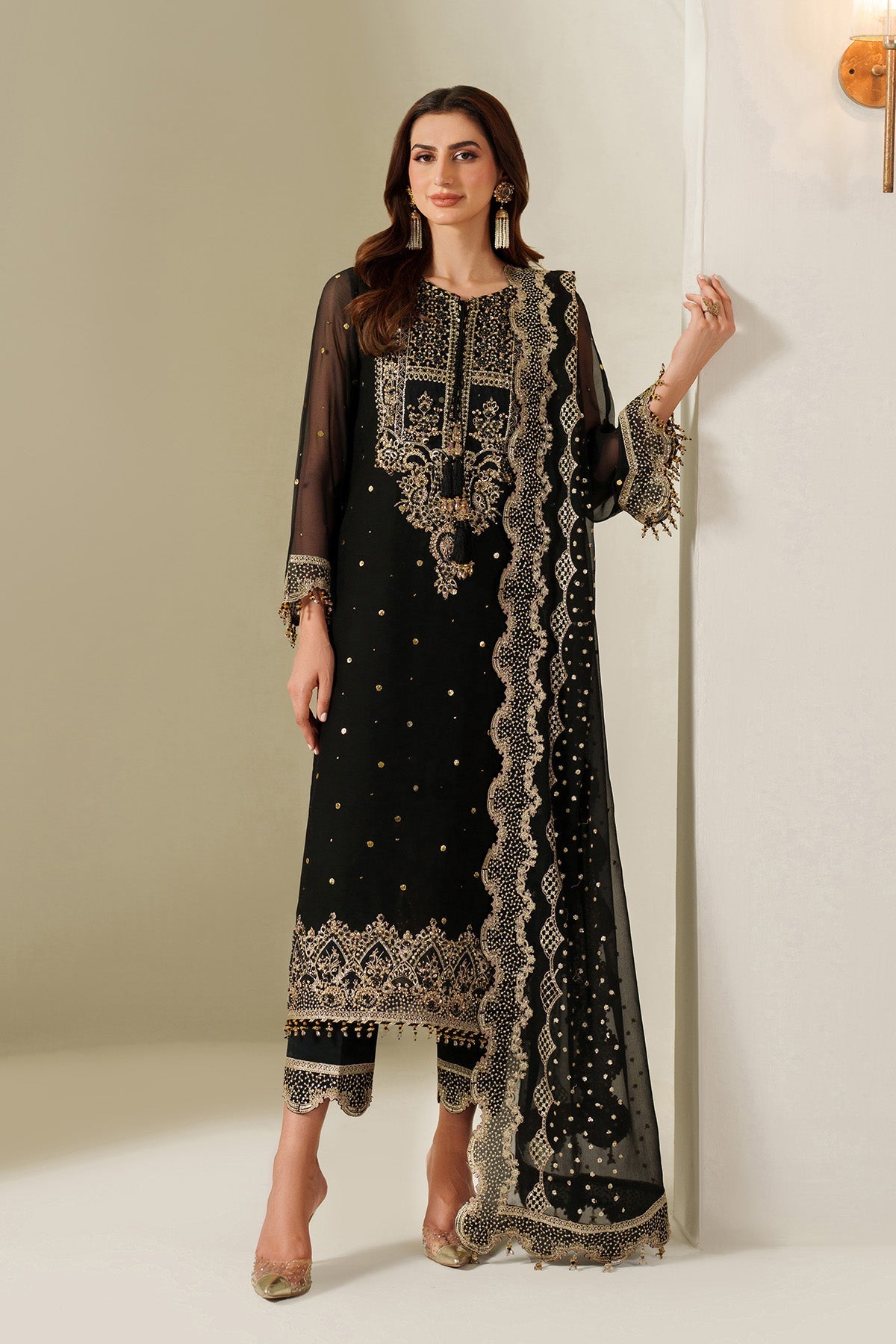Alizeh | Reena Handmade 25 | AF-HM-4049-Reshma - Official Alizeh stockist in UK - Sakeena London