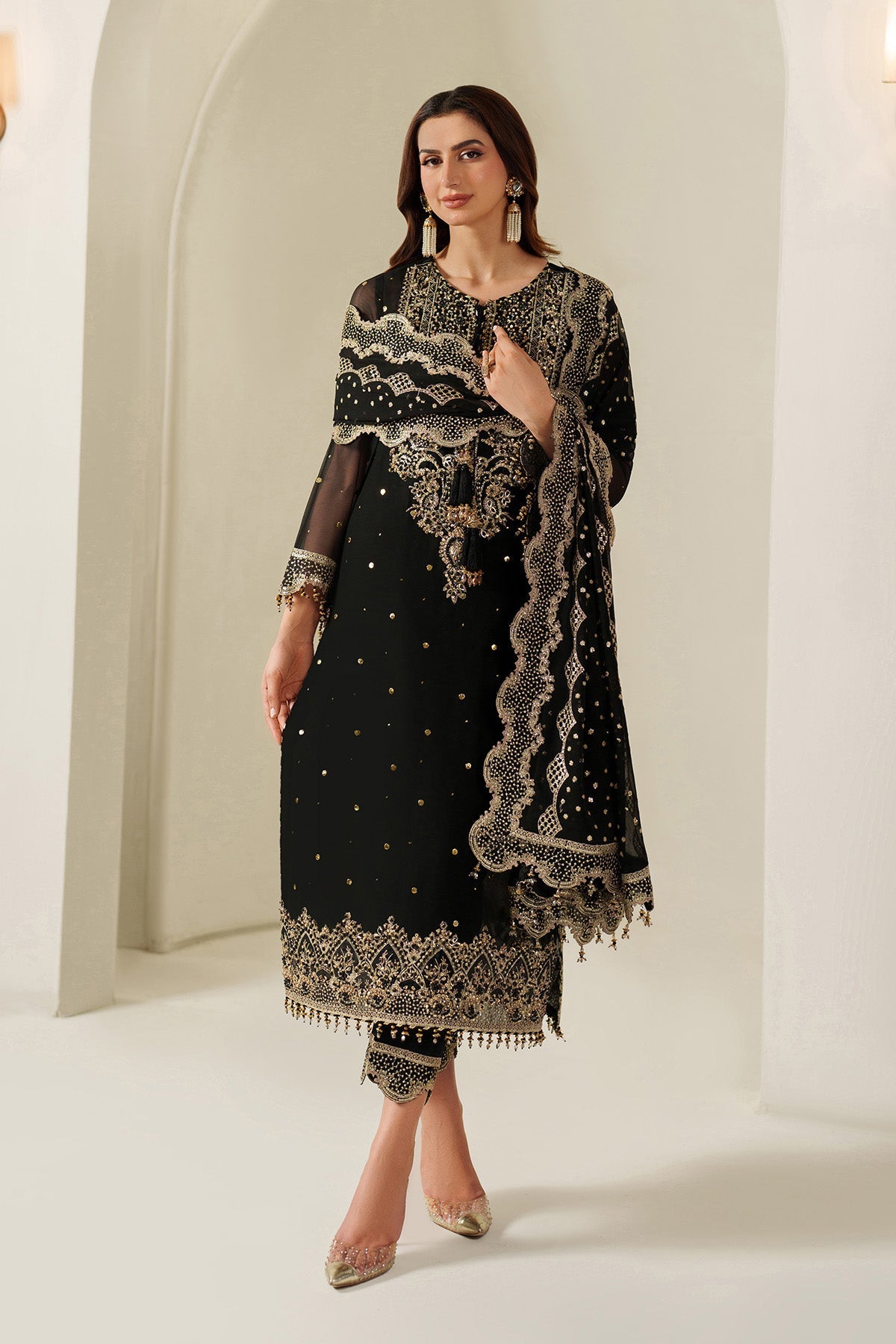 Alizeh | Reena Handmade 25 | AF-HM-4049-Reshma - Official Alizeh stockist in UK - Sakeena London