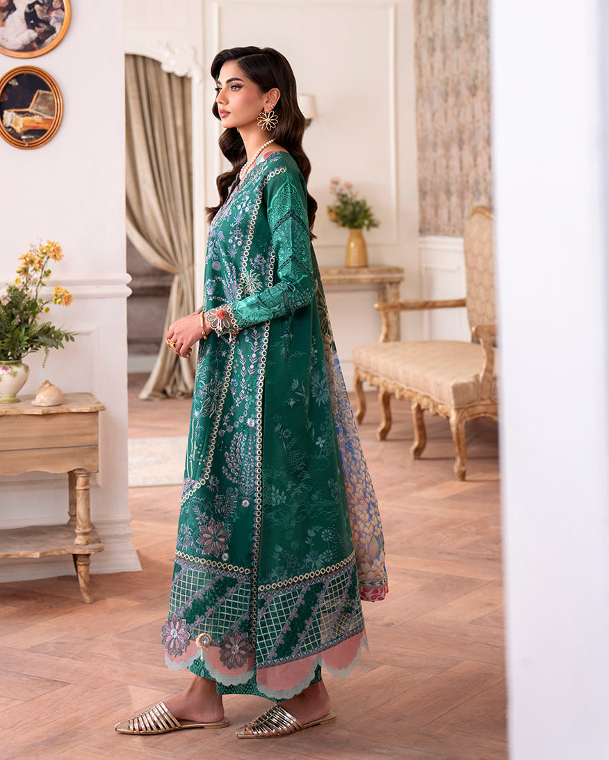 Roheenaz | Aezel Embroidered Cambric | Maham - Official Roheenaz stockist in UK - Sakeena London