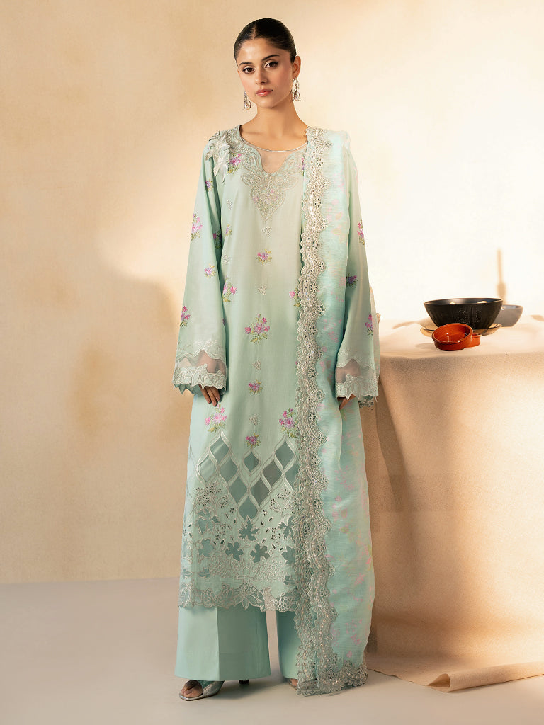 Rajbari | Jahaan Premium Festive Lawn | AALYA (Jahan) 4-A - Official Rajbari stockist in UK - Sakeena London