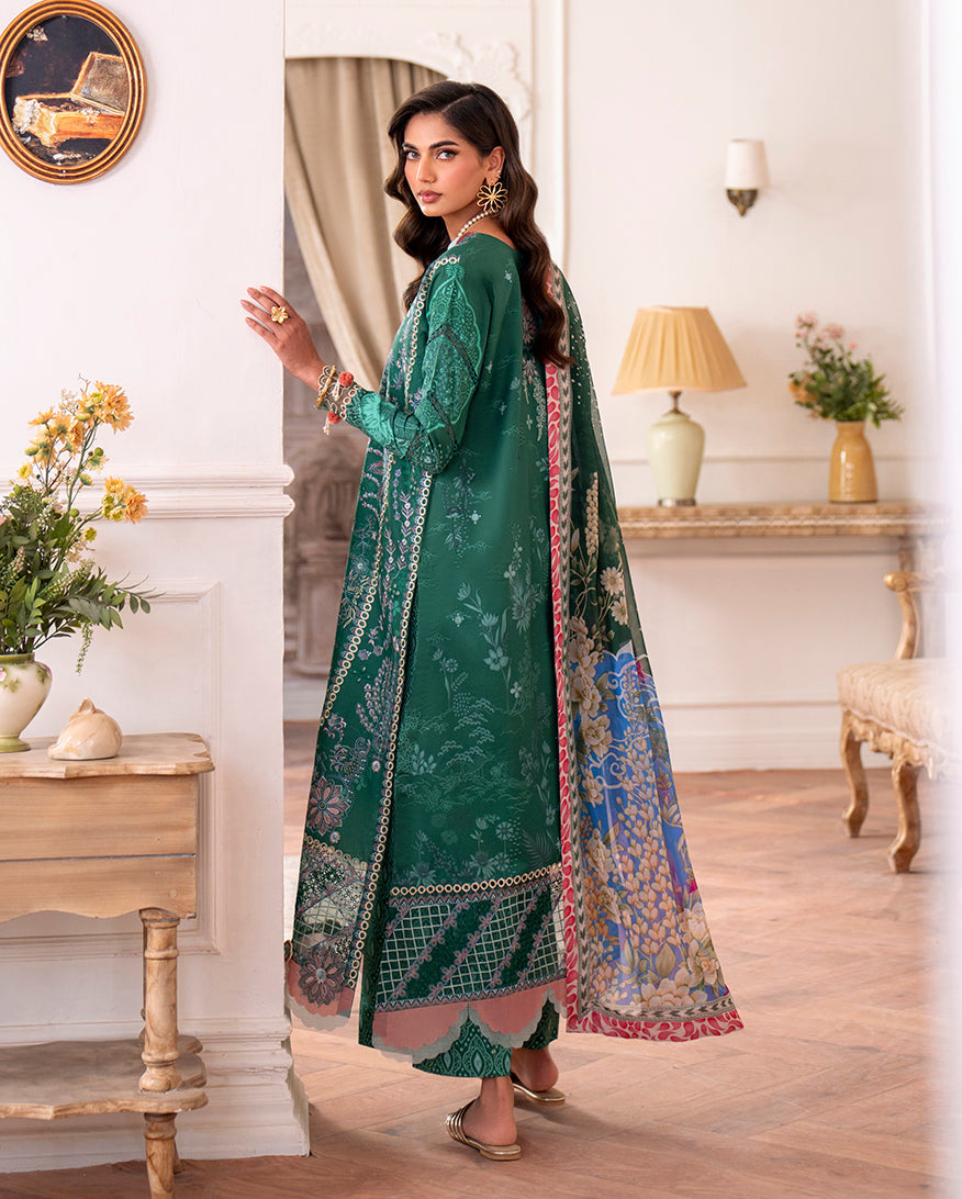 Roheenaz | Aezel Embroidered Cambric | Maham - Official Roheenaz stockist in UK - Sakeena London