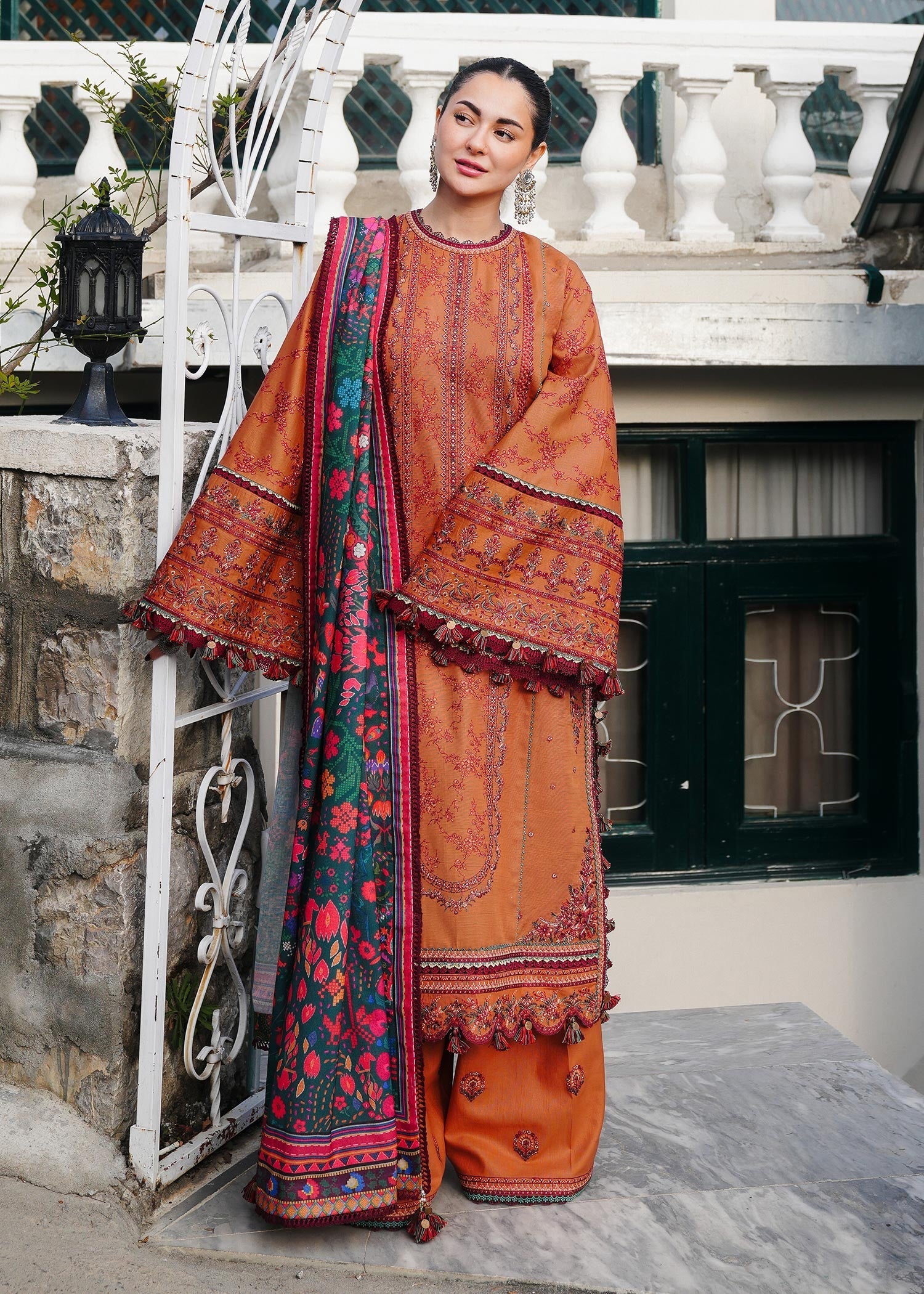 Hussain Rehar | Winter Shawl 24 | Tamar - Official Hussain Rehar stockist in UK - Sakeena London