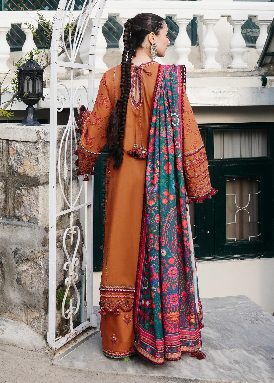 Hussain Rehar | Winter Shawl 24 | Tamar - Official Hussain Rehar stockist in UK - Sakeena London