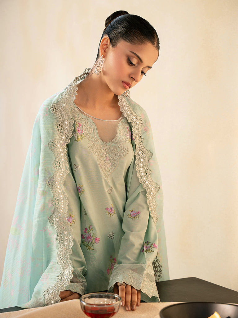 Rajbari | Jahaan Premium Festive Lawn | AALYA (Jahan) 4-A - Official Rajbari stockist in UK - Sakeena London