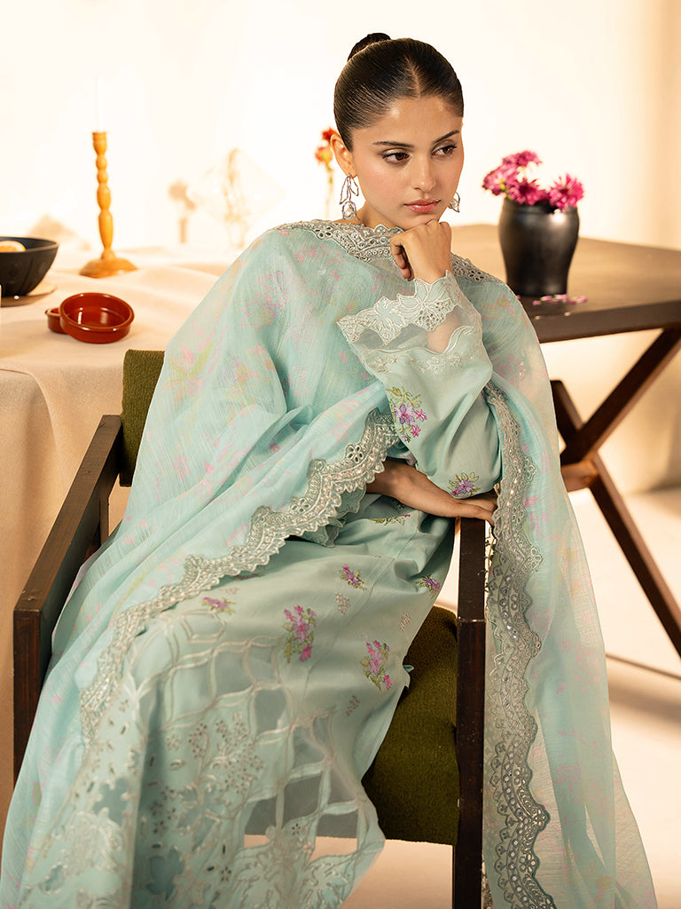 Rajbari | Jahaan Premium Festive Lawn | AALYA (Jahan) 4-A - Official Rajbari stockist in UK - Sakeena London