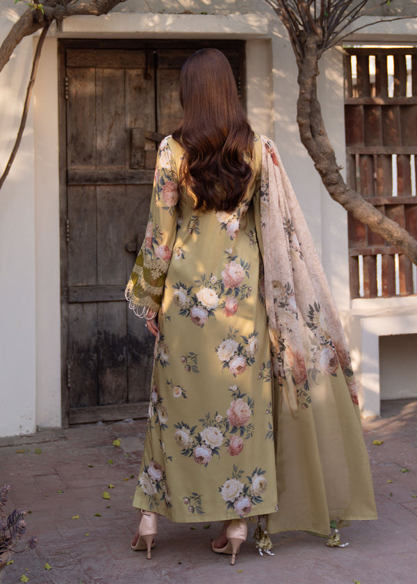 Myeesha | Lamhay Luxury Lawn 25 | Zarnish - Official Myeesha stockist in UK - Sakeena London