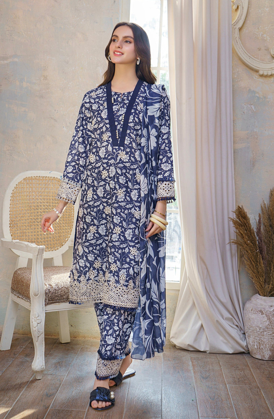 Hana | Floral Symphony | Blue Serenity - Official Hana stockist in UK - Sakeena London