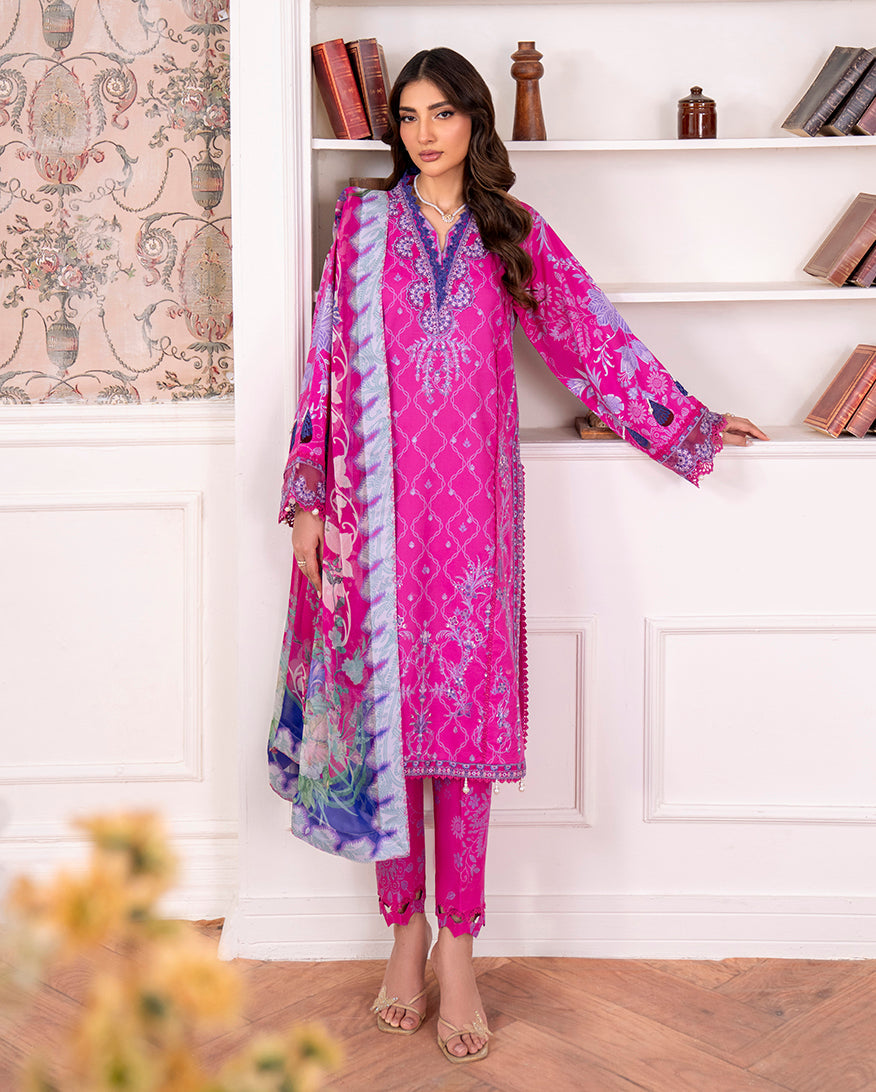 Roheenaz | Aezel Embroidered Cambric | Novah - Official Roheenaz stockist in UK - Sakeena London