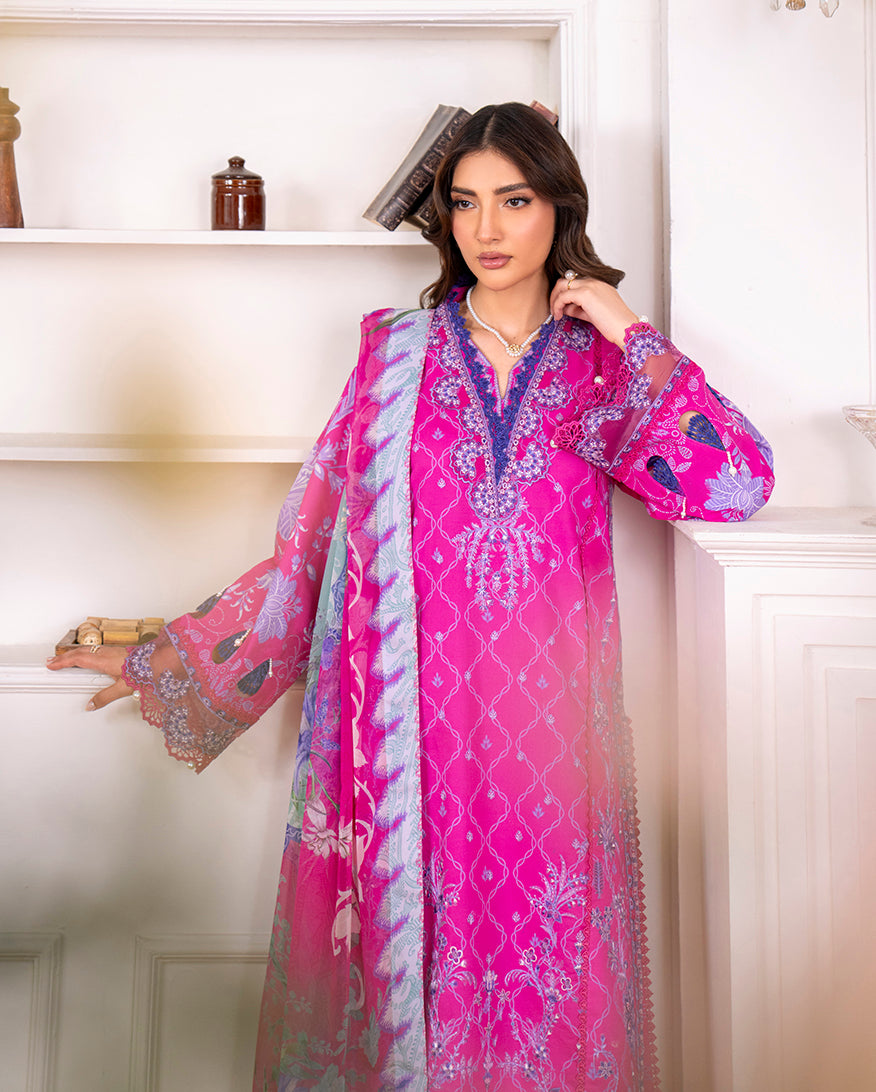 Roheenaz | Aezel Embroidered Cambric | Novah - Official Roheenaz stockist in UK - Sakeena London