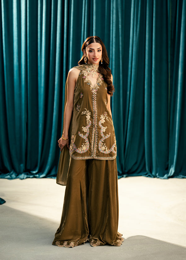 Umsha | Velvet Code | Olive Whisper - Official Umsha stockist in UK - Sakeena London