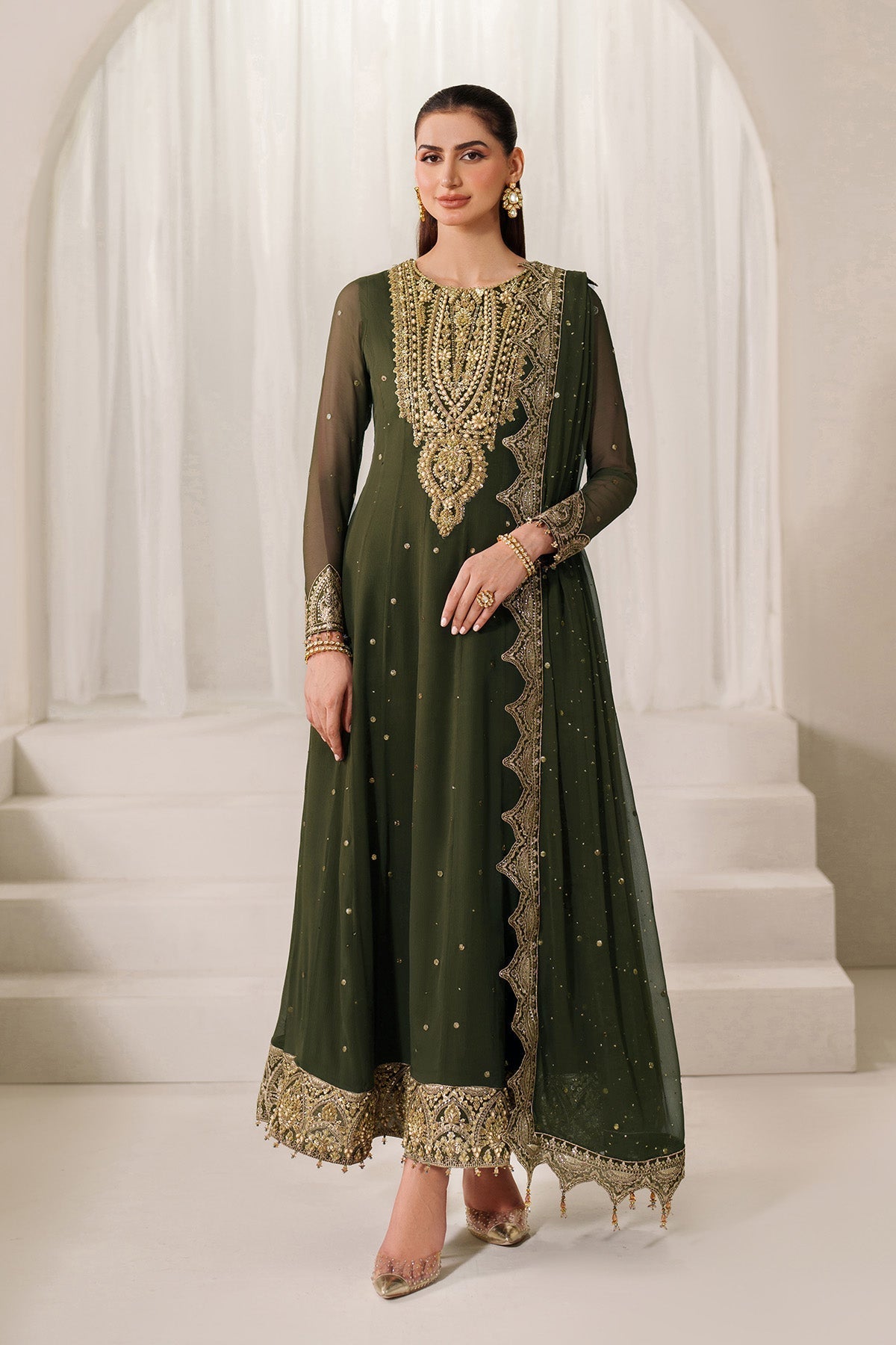 Alizeh | Reena Handmade 25 | AF-HM-4051-Rekha - Official Alizeh stockist in UK - Sakeena London
